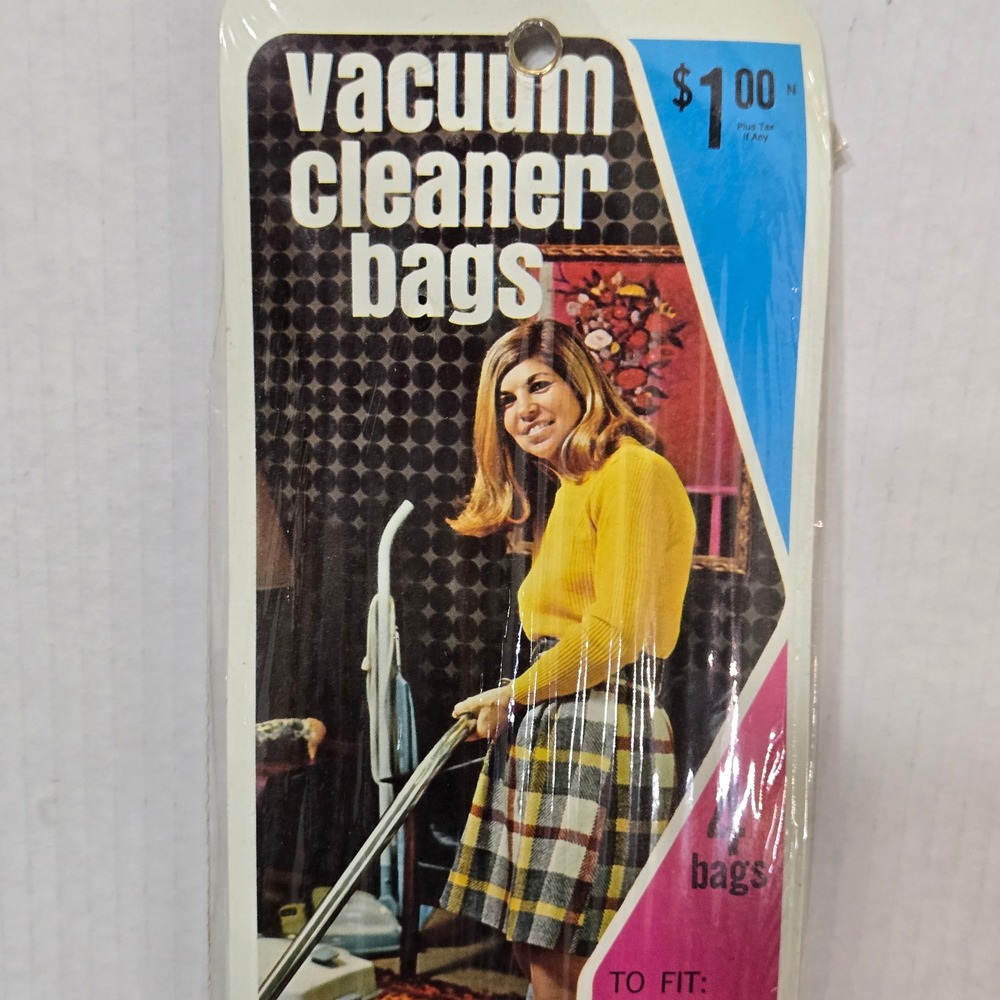 Vintage Hoover Upright Convertible Vacuum Bags 4pk S-16 Home Care Products NEW